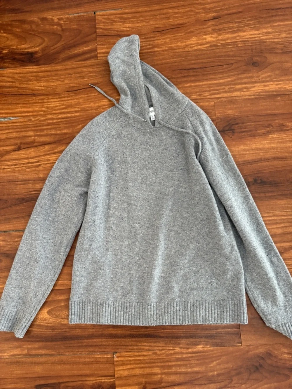 Huckberry Gray Hooded Men's Sweater